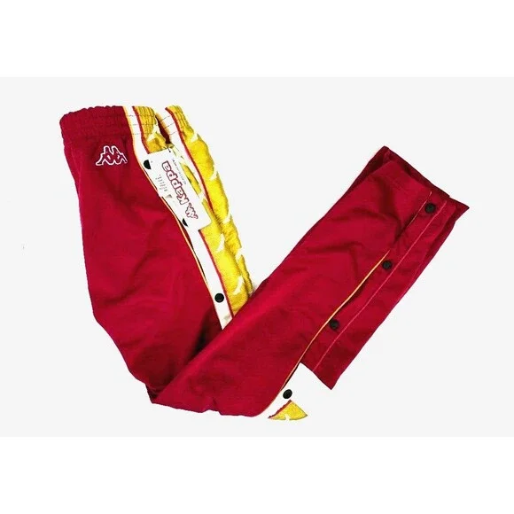Kappa Women's Graphic Tearaway Track Pants, Size S, Red/White/Gold, MSRP… - Picture 4 of 13